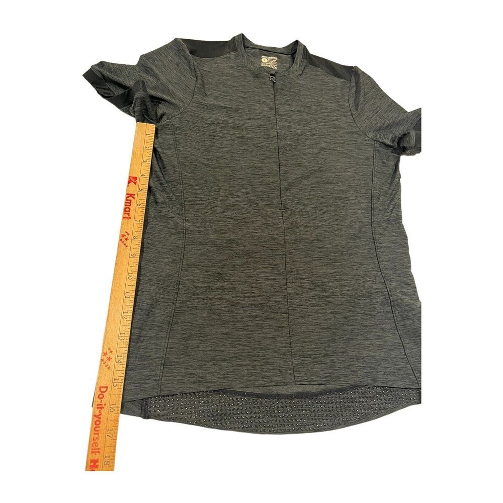 Bontrager Women's Jersey Gray‎ Cap Sleeve Pockets Size Large - Picture 9 of 15